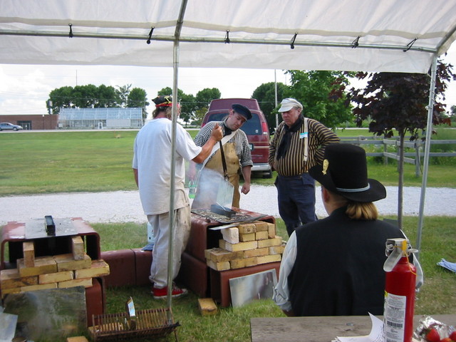 Tin dipping at Ft. Dodge