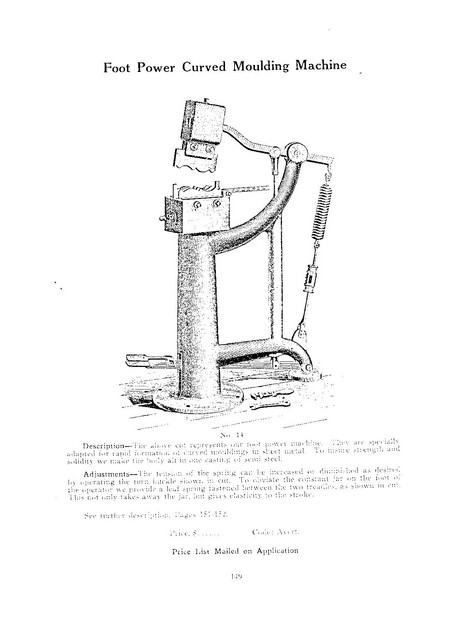 Curved Moulding Mach 1
Pexto Catalog 1932