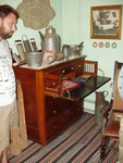 Unique dresser made at the Amana Furniture Shop. The other three drawers are just drawers.