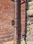 closeup of conductor and bracket